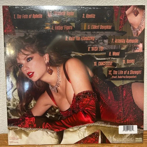 Life of a Showgirl; Tiny Bubbles in Champagne Sealed Vinyl - Picture 3 of 7